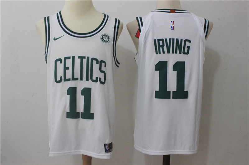 Men Boston Celtics 11 Irving White Game Nike NBA Jerseys
